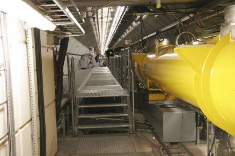 Tunnel vom Freie Elektronen Laser FLASH am DESY in Hamburg